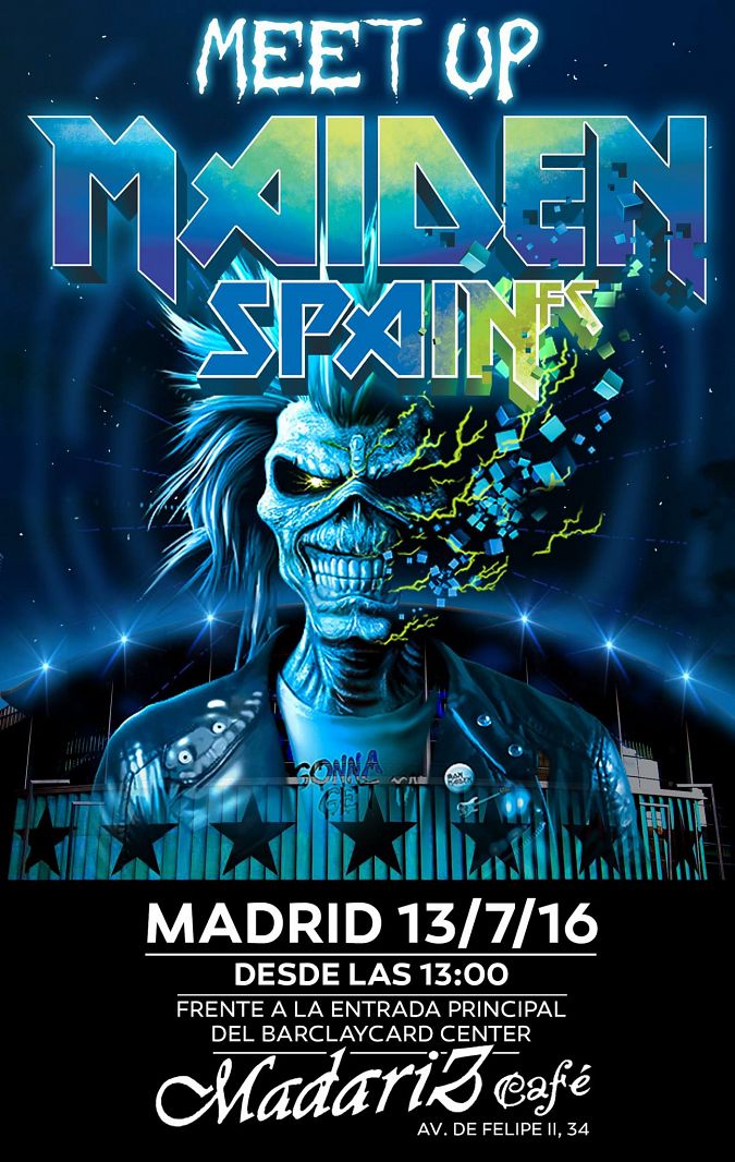 Quedada de MaidenSpain Fan Club en Madrid 2016 -- Iron Maiden Espa